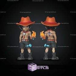 Basic STL Collection Ace One Piece No Ams