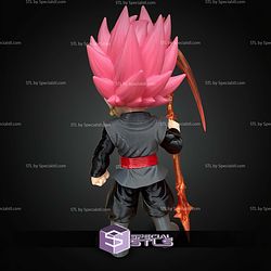 Basic STL Collection Black Goku with Weapons No Ams