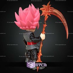 Basic STL Collection Black Goku with Weapons No Ams