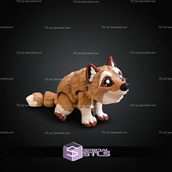 Basic STL Collection Mini Wolf Articulated