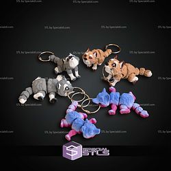 Basic STL Collection Mini Wolf Articulated