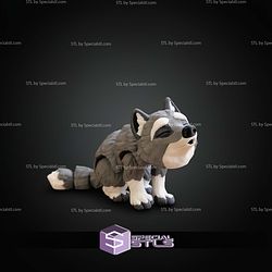 Basic STL Collection Mini Wolf Articulated