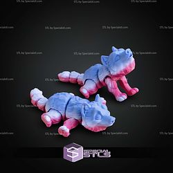 Basic STL Collection Mini Wolf Articulated