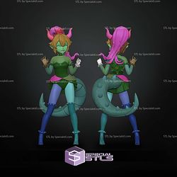 Bowsette High Heel STL Files