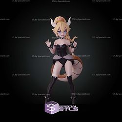 Bowsette High Heel STL Files