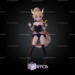 Bowsette High Heel STL Files