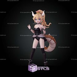 Bowsette High Heel STL Files