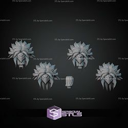 Broly Dark SSJ4 Basic STL Files