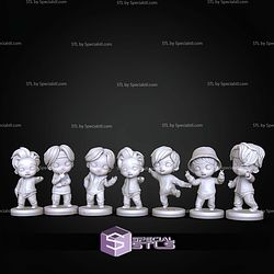 BTS Chibi Bundle STL Files