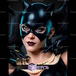 Catwoman Portrait Bust 350mm STL Files