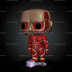 Colossal Titan Funko Pop STL Files