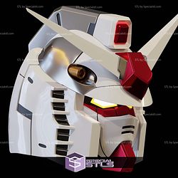 Cosplay STL Files Gundam RX 78 2 Helmet