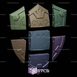 Cosplay STL Files Hylian Shield