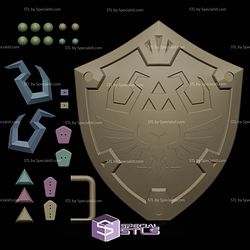 Cosplay STL Files Hylian Shield