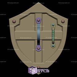 Cosplay STL Files Hylian Shield