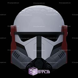 Cosplay STL Files Imperial Armored Commando Helmet
