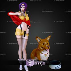 Cowboy Bebop Faye Valentine Diorama STL Files