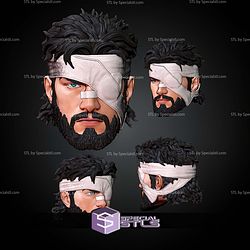 Custom Head Collection Punisher Marco Checchetto STL Files
