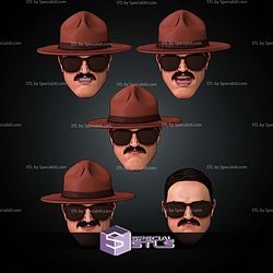 Custom Head Collection Sgt Slaughter GIJOE STL Files