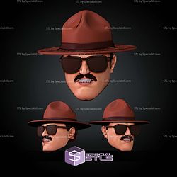 Custom Head Collection Sgt Slaughter GIJOE STL Files
