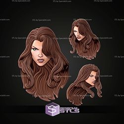 Custom Head Collection Thalia Al Ghul STL Files