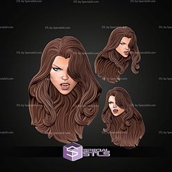 Custom Head Collection Thalia Al Ghul STL Files