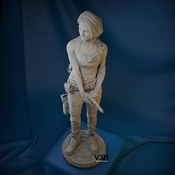 Jill Valentine Statue - Resident Evil 3 3D model 3D printable