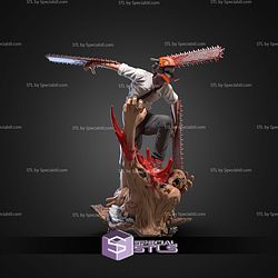 Denji Diorama 210mm STL Files