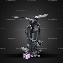 Denji Diorama 210mm STL Files