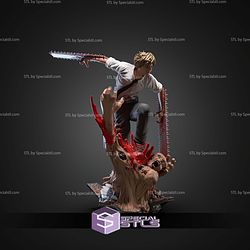 Denji Diorama 210mm STL Files