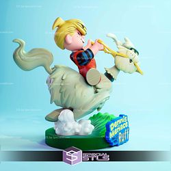 Dennis The Menace And Ruff 160mm STL Files