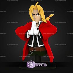 Edward Elric Bust Fullmetal Alchemist Brotherhood STL Files