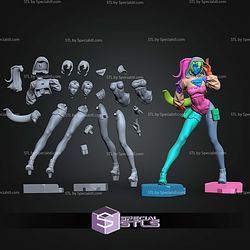 Fluorite From Arknights Endfield 1 8 STL Files