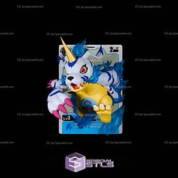 Gabumon Card 256 Build Plate STL Files