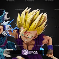 Gohan Vs Cell Jr Blood Battle STL Files