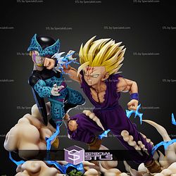 Gohan Vs Cell Jr Blood Battle STL Files
