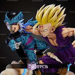 Gohan Vs Cell Jr Blood Battle STL Files