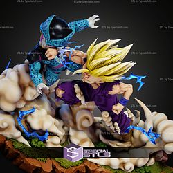 Gohan Vs Cell Jr Blood Battle STL Files