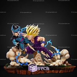 Gohan Vs Cell Jr Blood Battle STL Files
