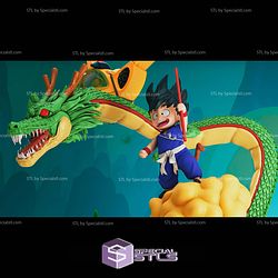 Goku Kid And Dragon STL Files