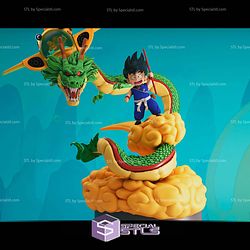 Goku Kid And Dragon STL Files