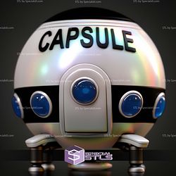 Goku Spaceship Namek Capsule STL Files