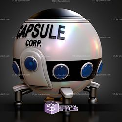 Goku Spaceship Namek Capsule STL Files