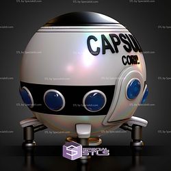 Goku Spaceship Namek Capsule STL Files