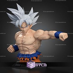 Goku Ultra Instin Bust STL Files