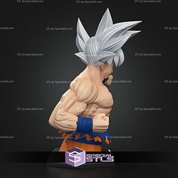 Goku Ultra Instin Bust STL Files