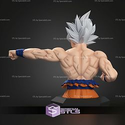 Goku Ultra Instin Bust STL Files