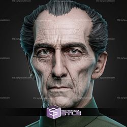 Grand Moff Tarkin Portrait Bust 280mm STL Files