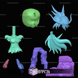 Green Shiryu Saint Seiya Chibi STL Files
