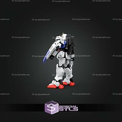 Gundam RX79 Articulated STL Files